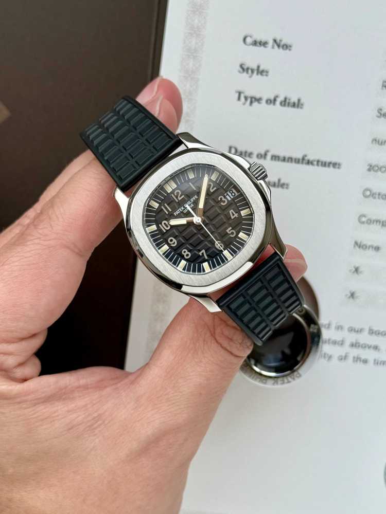 Image for Patek Philippe Aquanaut 5066 Black 2000 with original box and papers 2