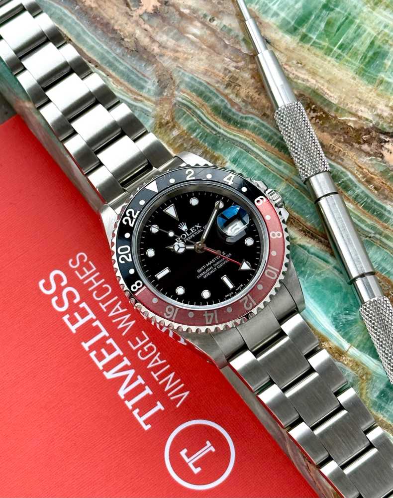 Image for Rolex GMT-Master II "Coke" 16710 Black 2001 with original box and papers 2