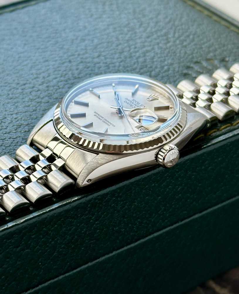 Image for Rolex Datejust 16014 Silver 1979 with original box and papers