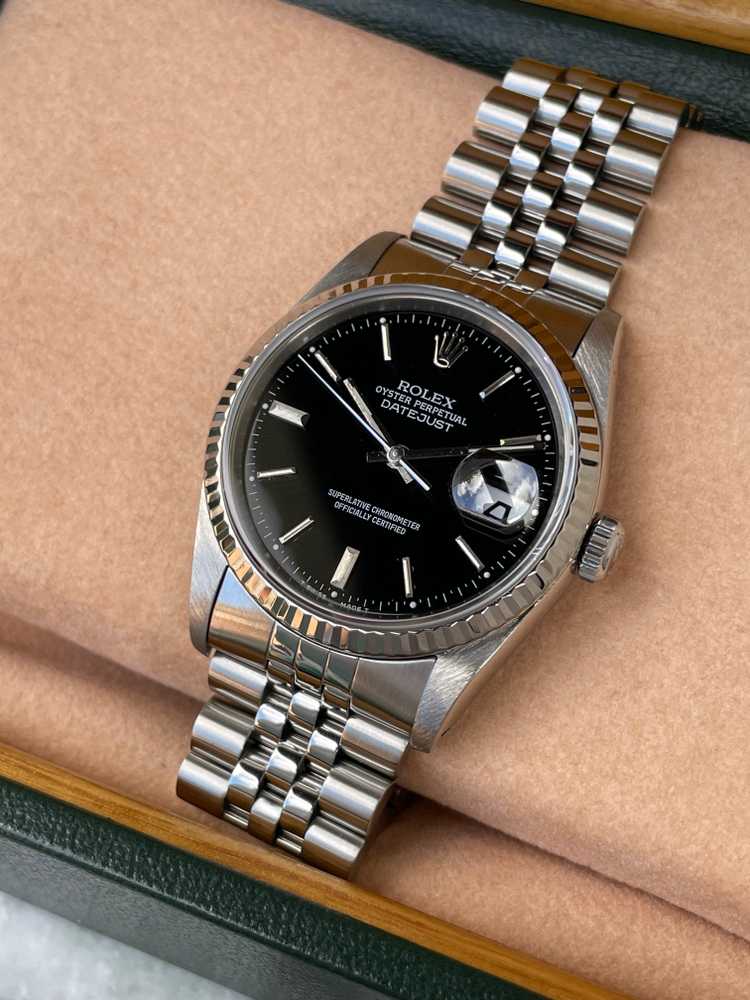 Detail image for Rolex Datejust 16234 Grey 1989 with original box 2