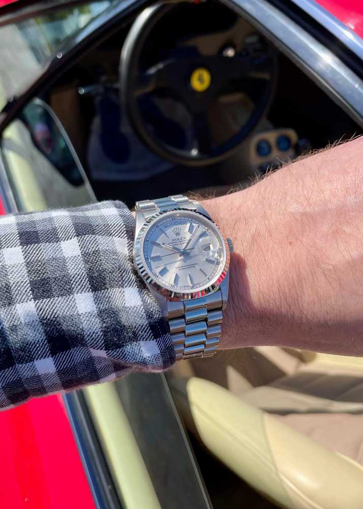 Wrist image for Rolex Day-Date President 18239 Silver 1994 