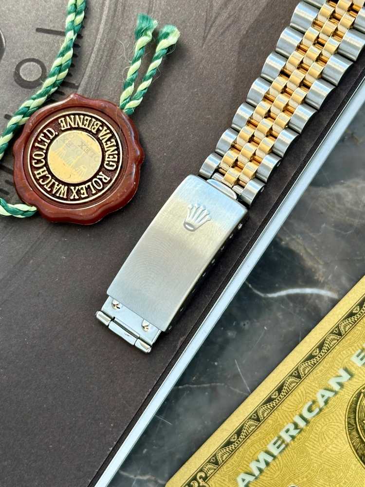 Image for Rolex Midsize Datejust "Diamond" 68273G Gold 1996 with original box and papers