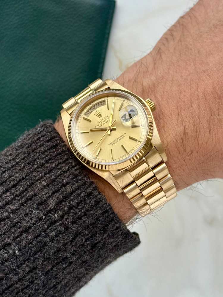 Wrist image for Rolex Day-Date 18038 Gold 1979 2