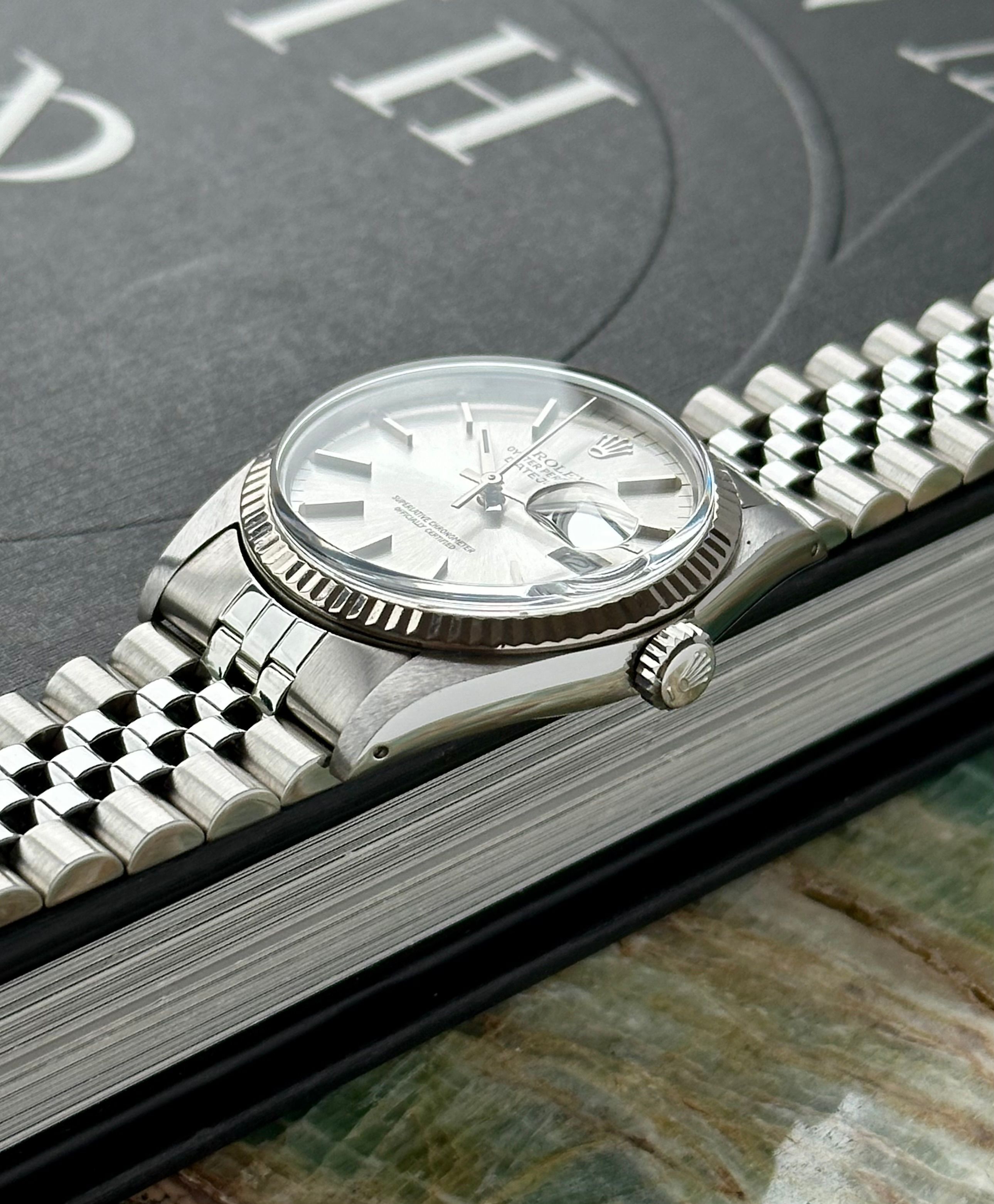 Rolex Datejust 16014 Silver 1984 with original box and papers 2