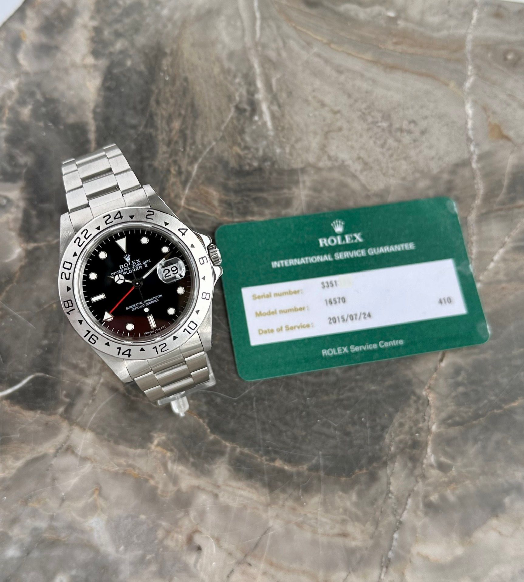 Rolex explorer best sale 2 serial numbers