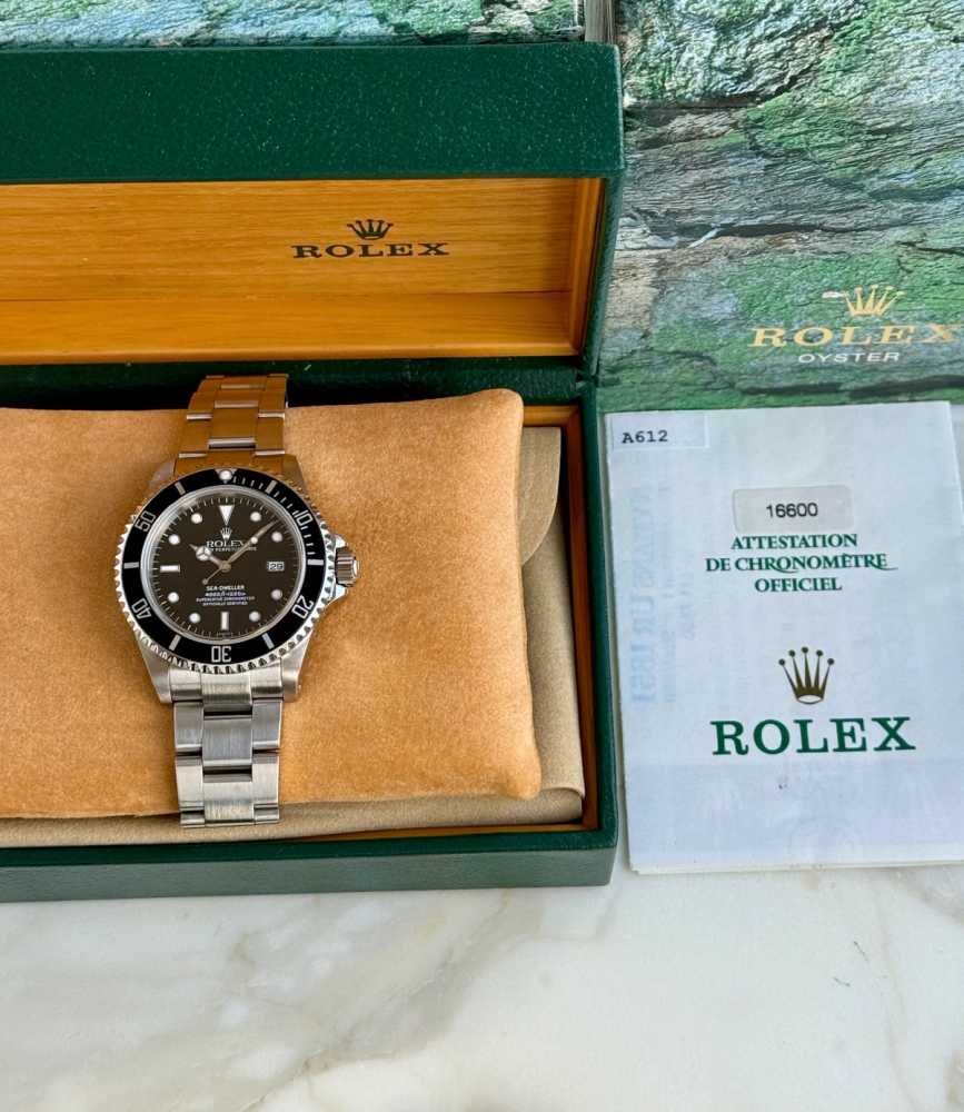 Image for Rolex Sea-Dweller 16600 Black 1999 with original box and papers 2