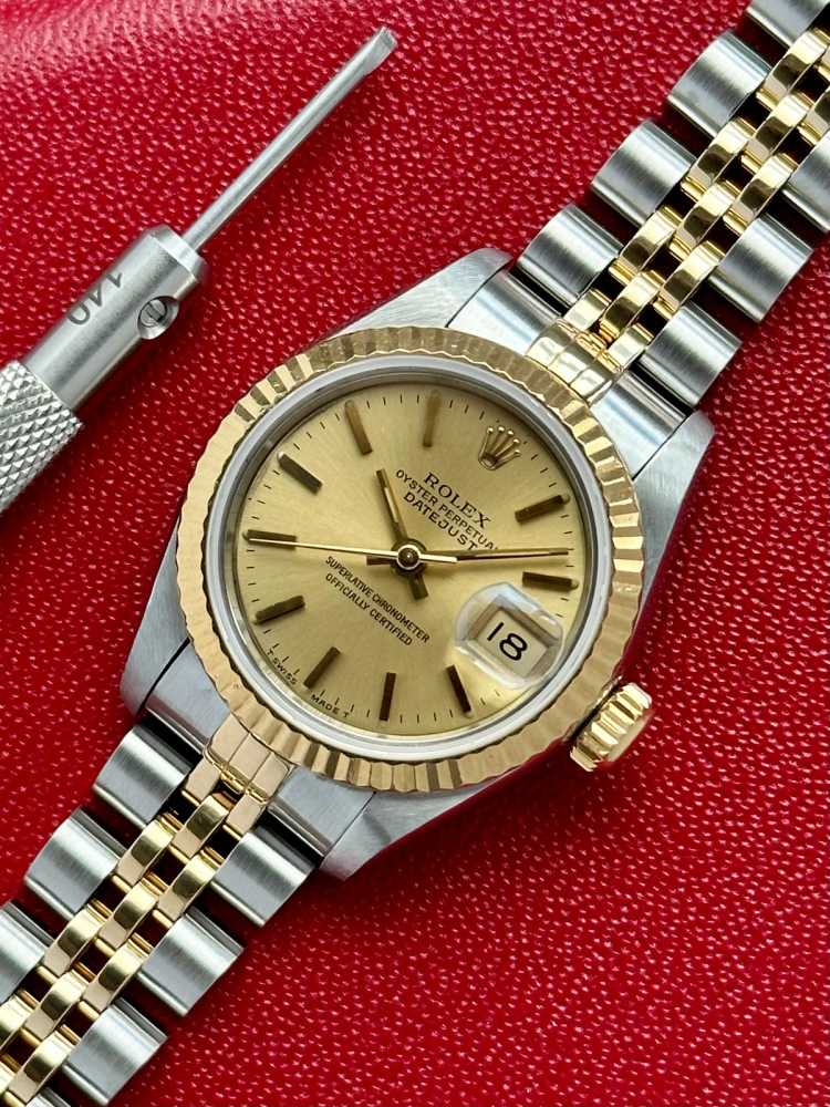 Image for Rolex Lady-Datejust 69173 Gold 1993 with original box and papers 2