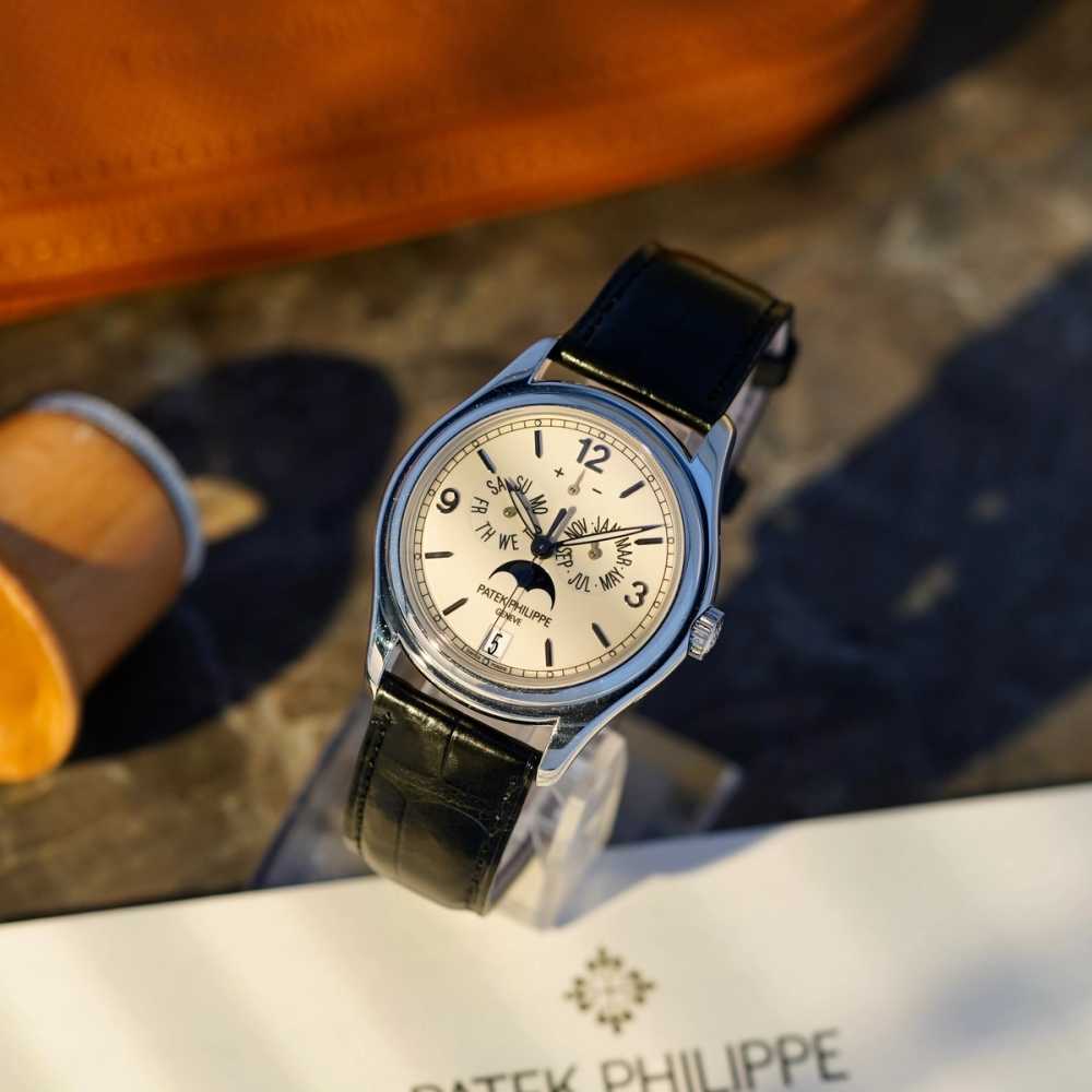 Image for Patek Philippe Annual Calendar “FULL SET” 5146G Cream 2006 with original box and papers