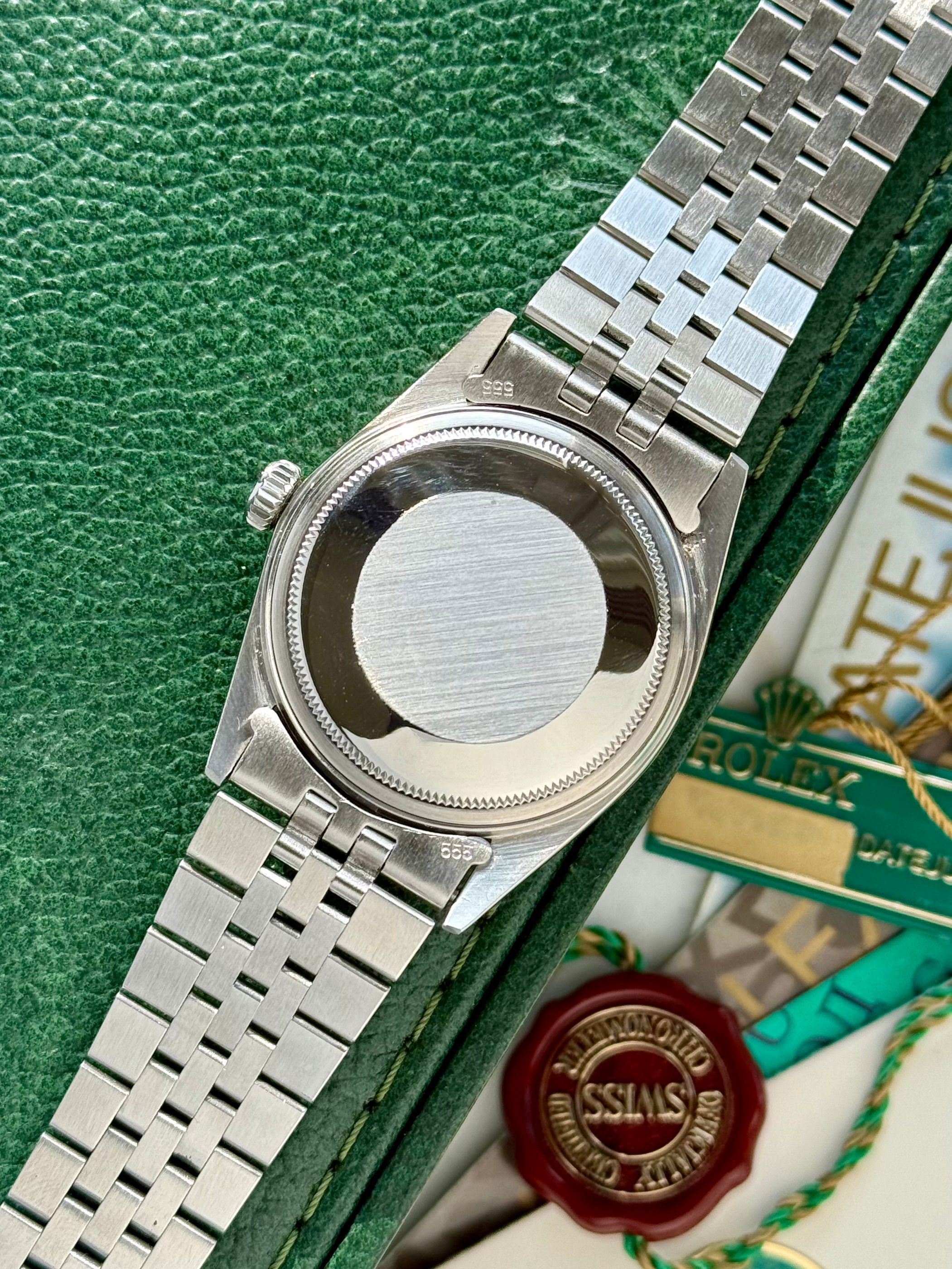 Rolex Datejust 16014 Silver 1982 with original box and papers 2