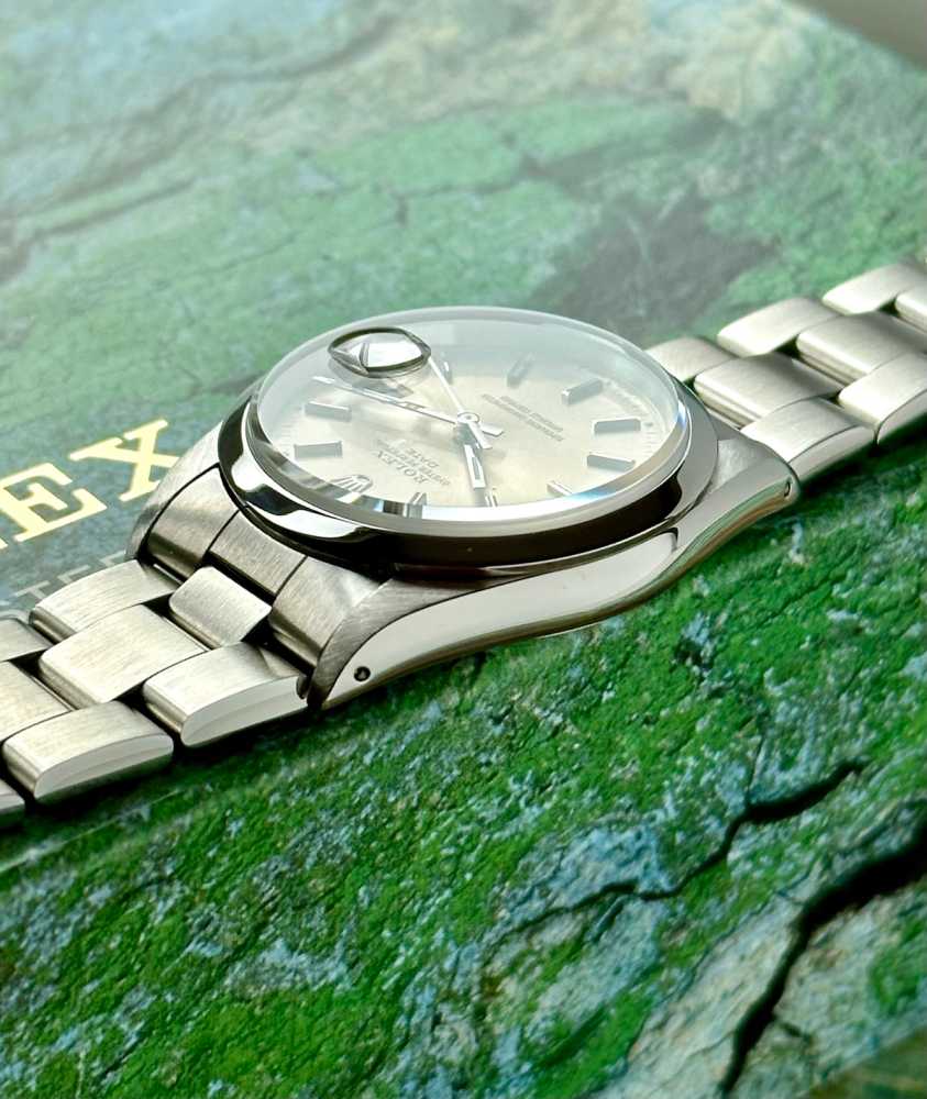 Image for Rolex Oyster Perpetual Date 15200 Silver 1990 with original box and papers