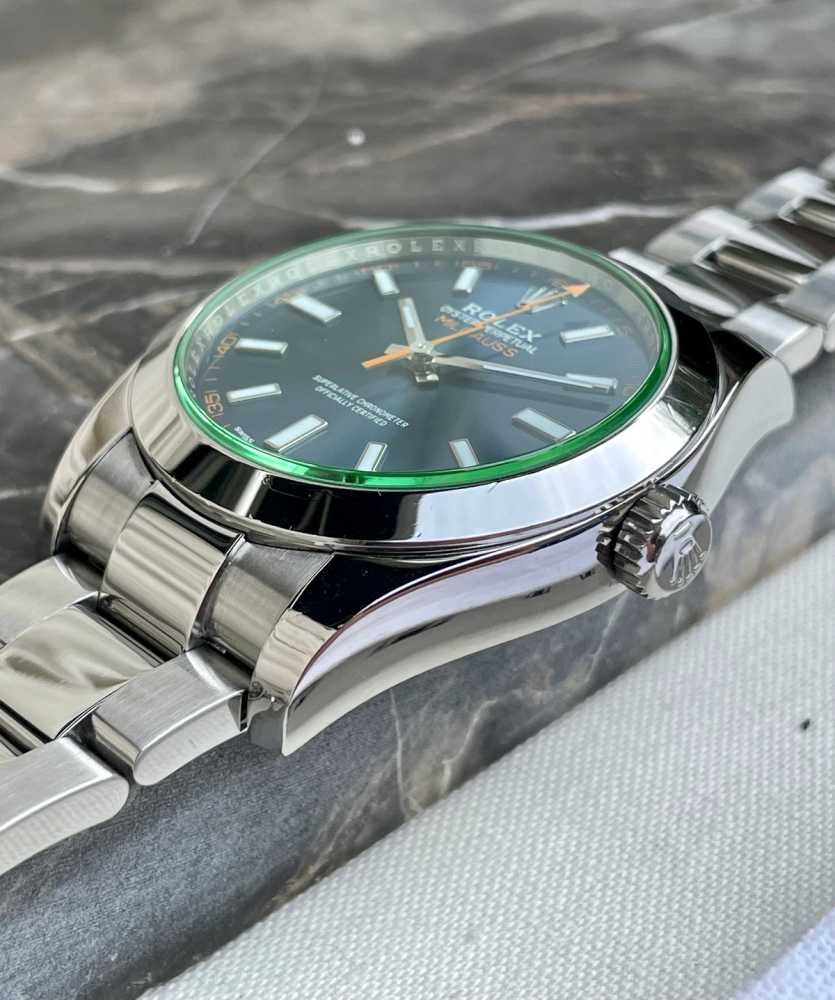 Detail image for Rolex Milgauss 116400GV Blue 2016 with original box and papers