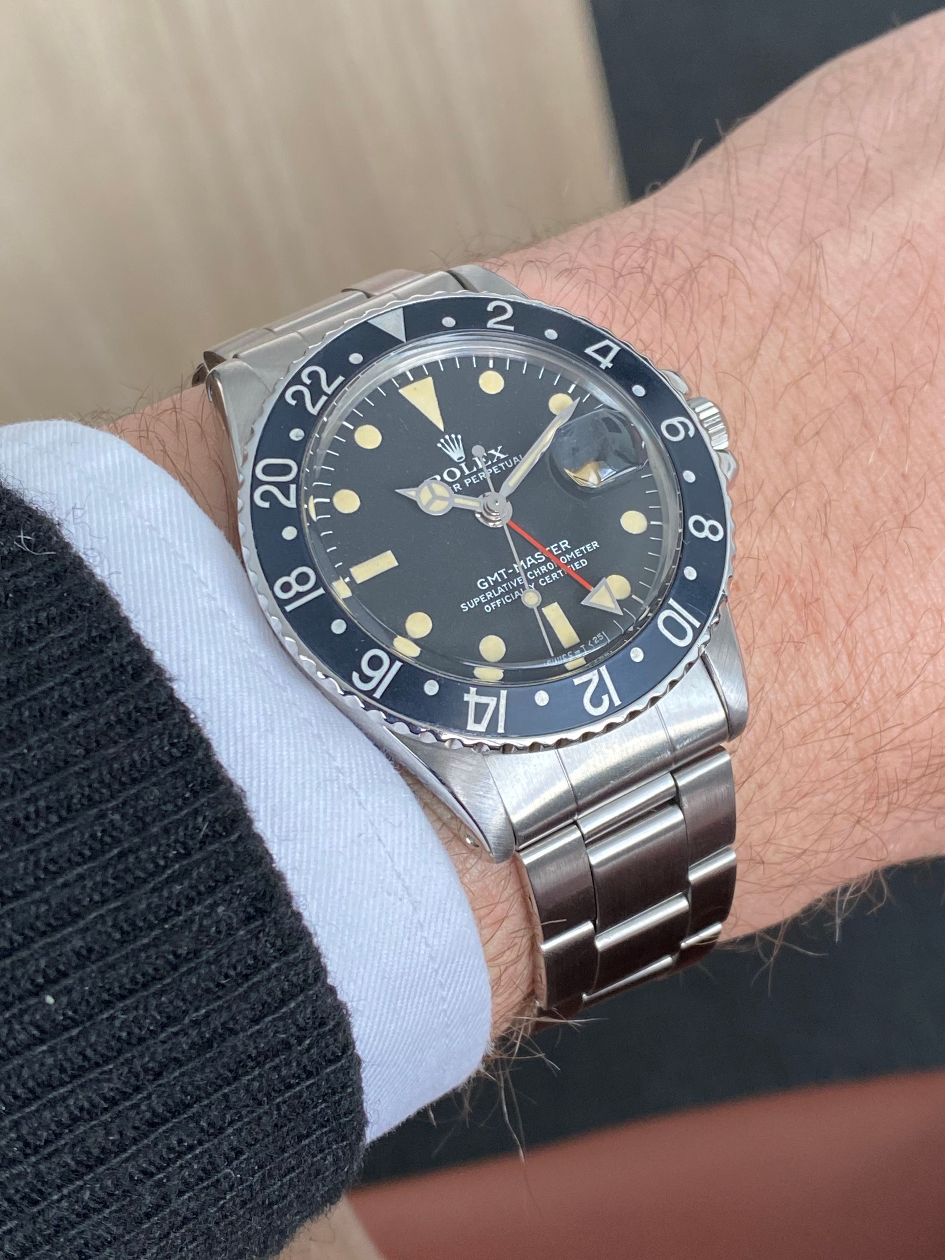 rolex 1675 black