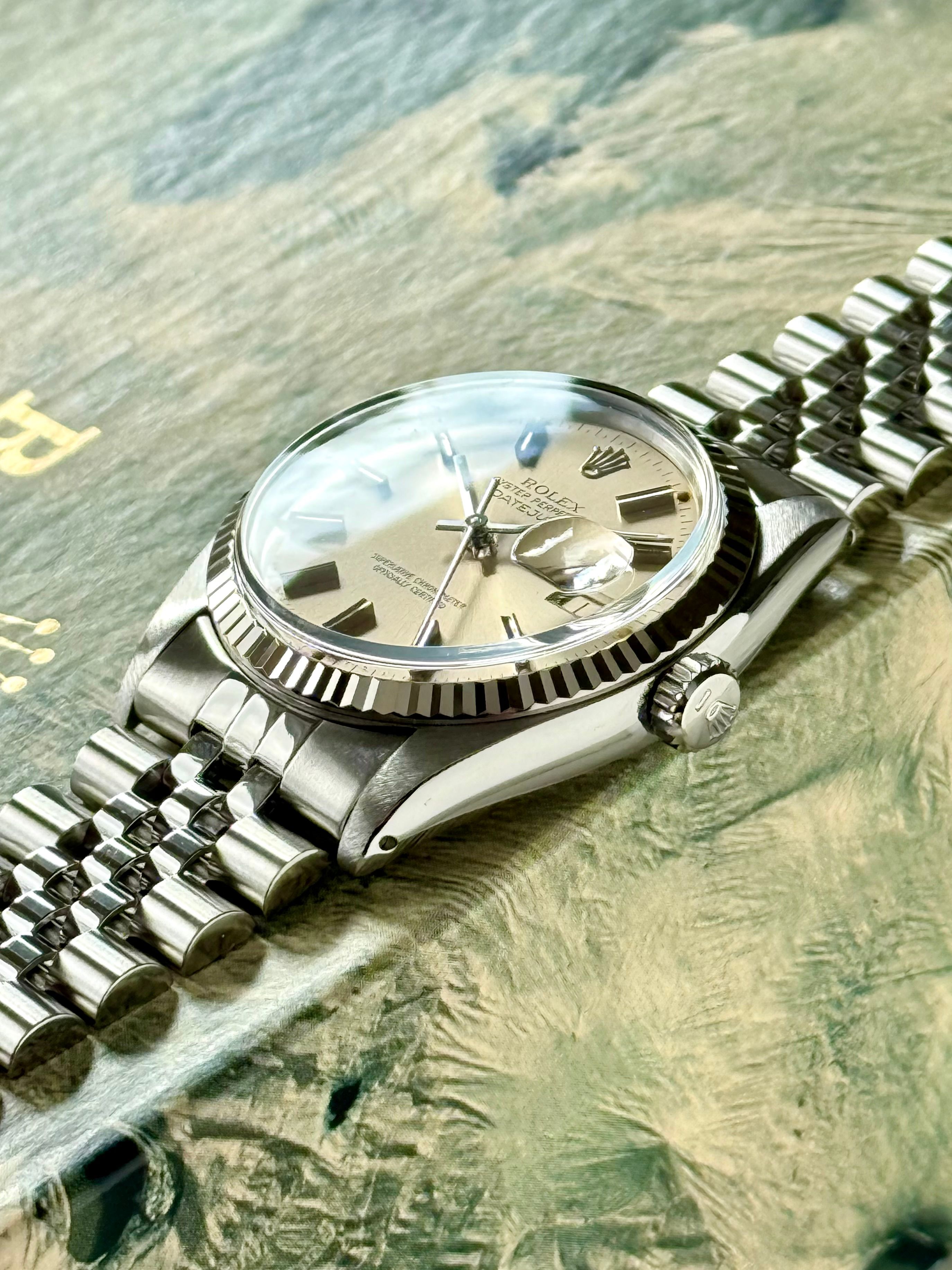 Rolex Datejust 16014 Silver 1985 with original box and papers 2