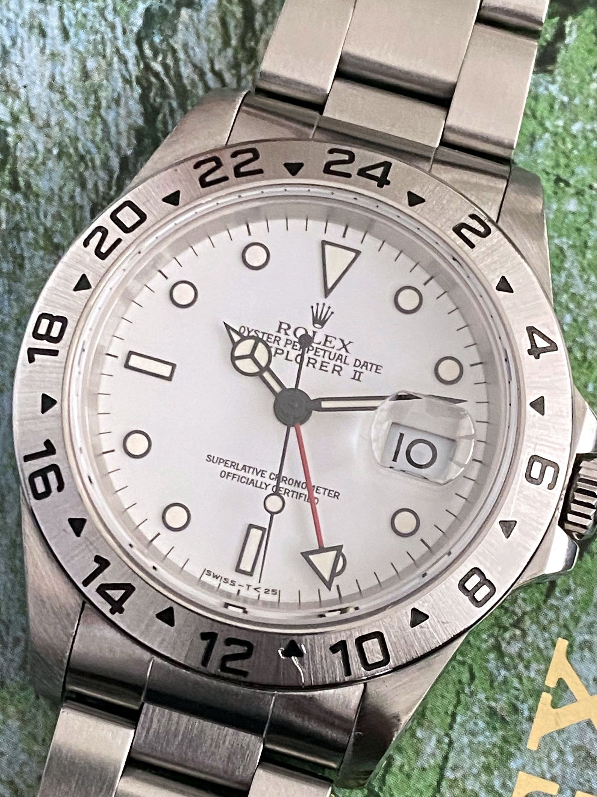 Rolex Explorer II 16570 White 1998