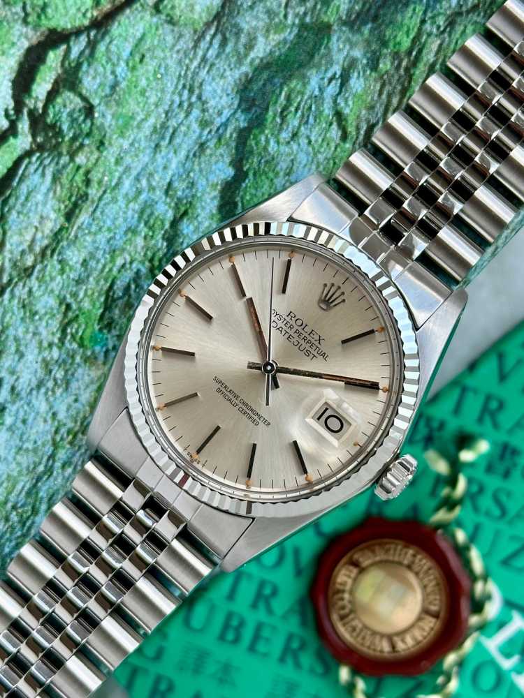 Image for Rolex Datejust 16014 Silver 1988 with original box and papers