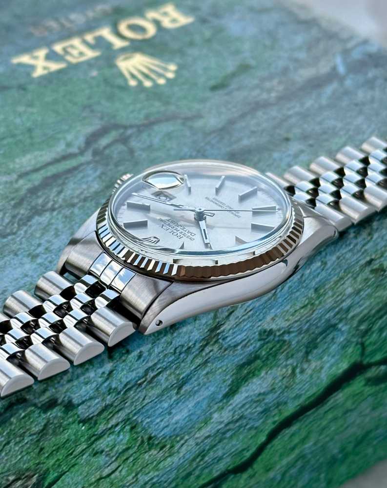 Image for Rolex Datejust 16014 Silver 1988 with original box and papers