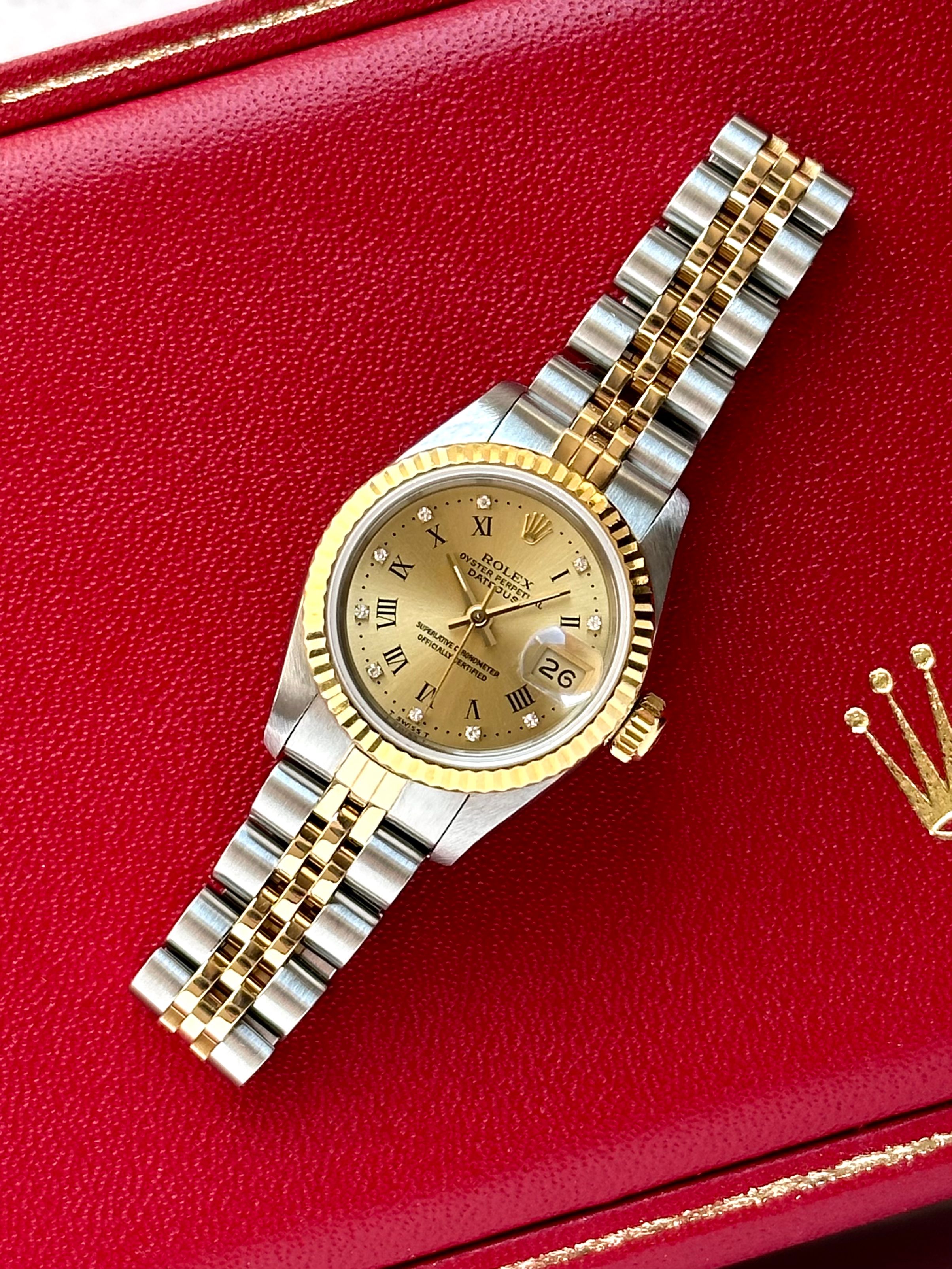 〇純正 ROLEX 2駒 69173 DATEJUST YG×SS FZ8609 〇純正 ROLEX 2駒 69173 DATEJUST YG×SS FZ8609