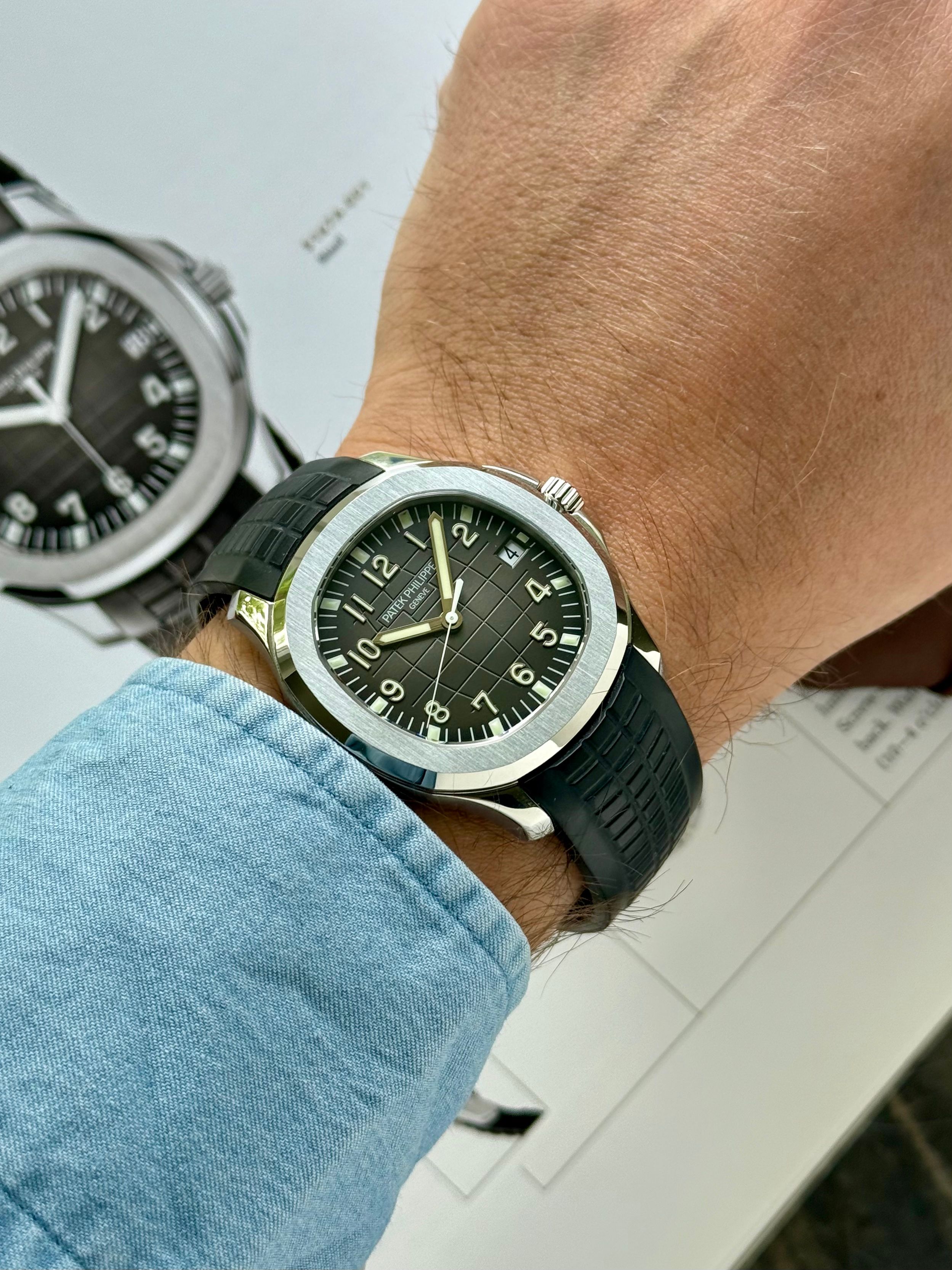 Patek Philippe Aquanaut 5167 Black 2007 with original box