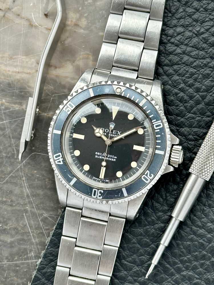 Featured image for Rolex Submariner "Serif" 5513 Black 1973 