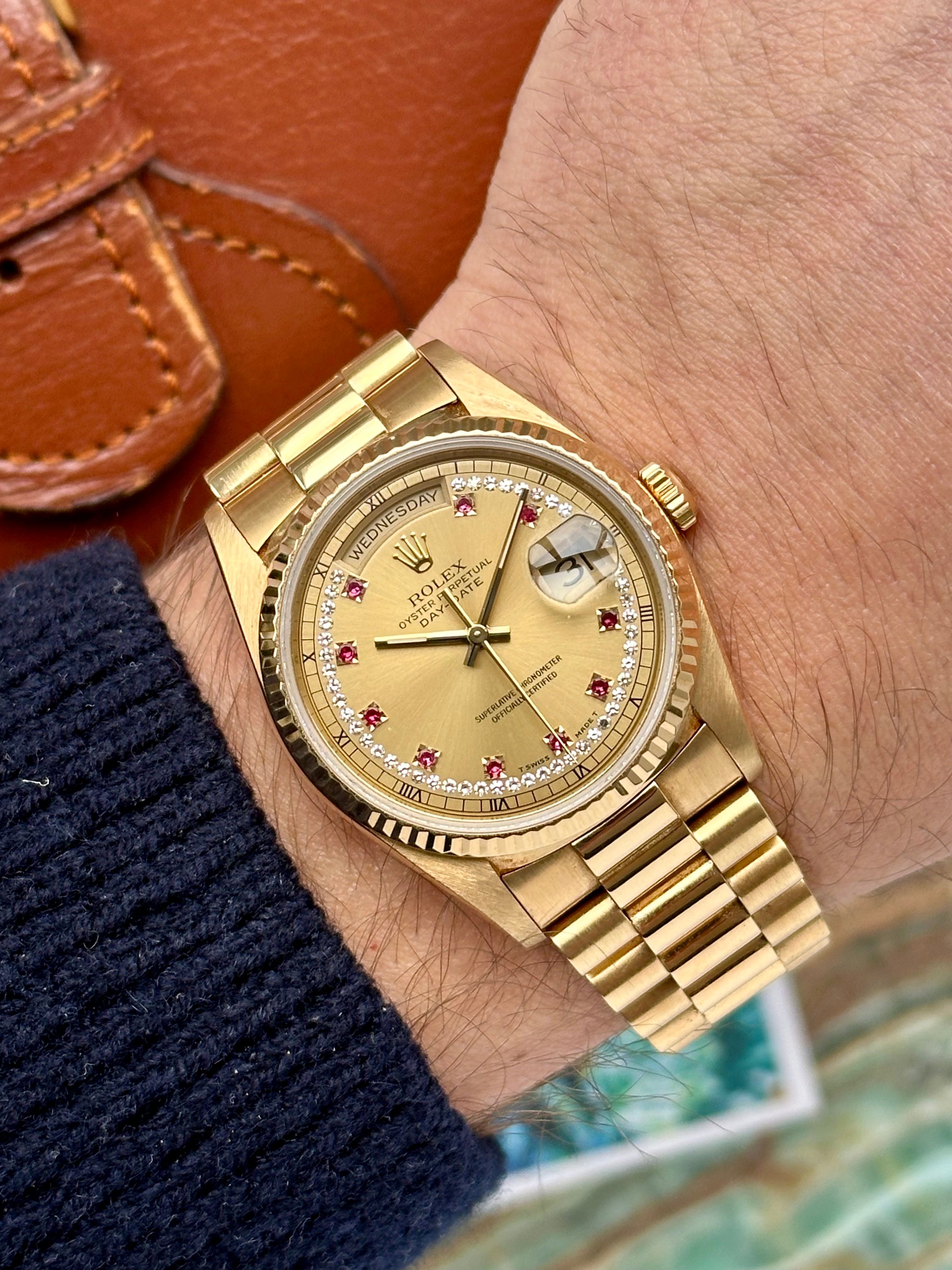 ルビーページ Rolex Day-Date 