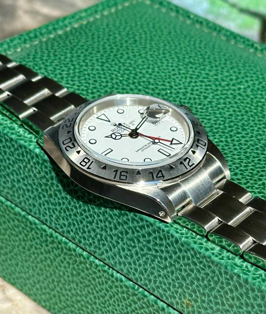 Image for Rolex Explorer 2 16570 White 2001 with original box and papers 2
