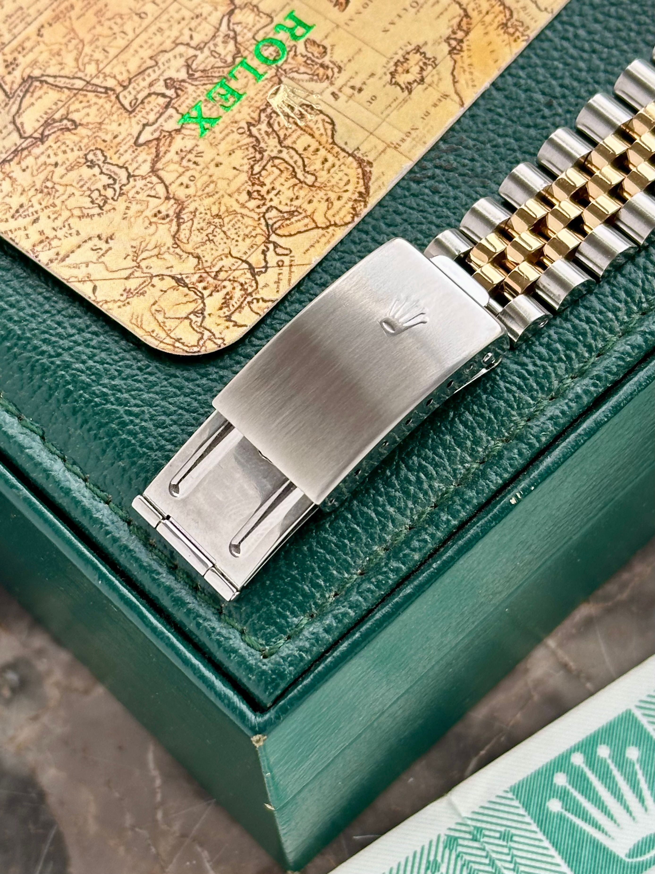 Rolex Datejust 16233 Gold 1997 with original box and papers