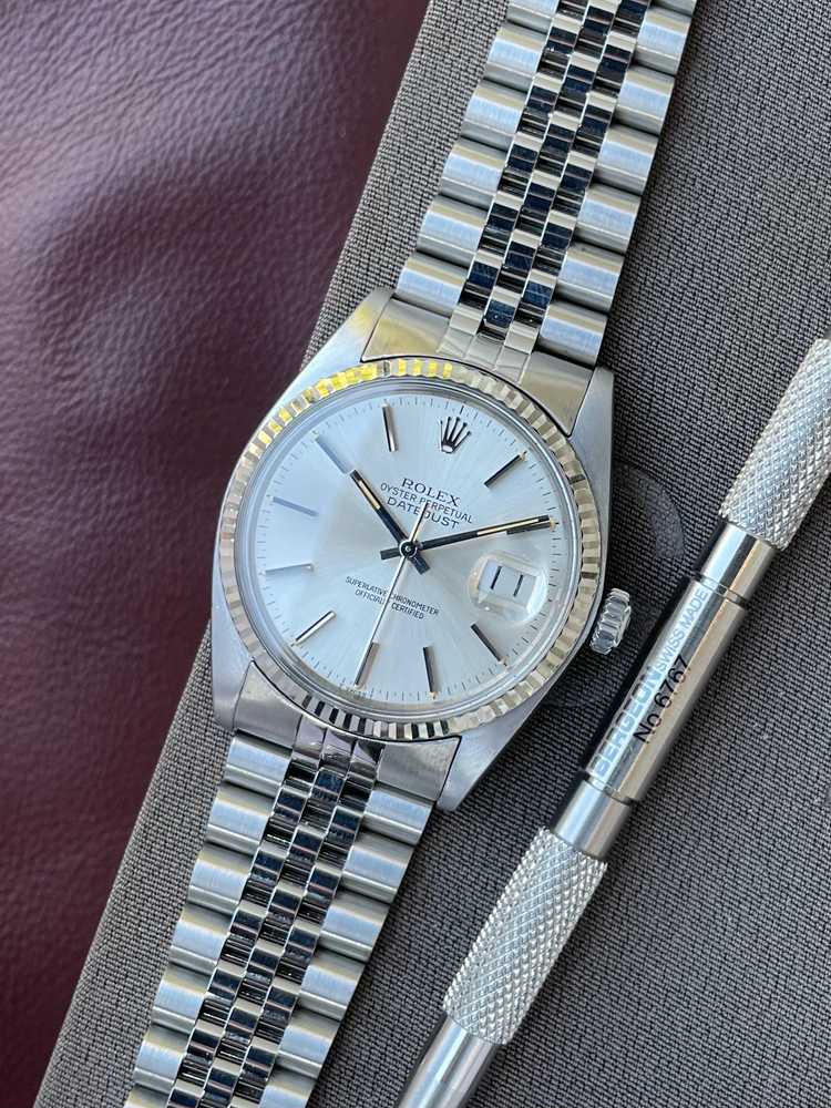 Featured image for Rolex Datejust "Silver" 16014 Silver 1982 with original box and papers