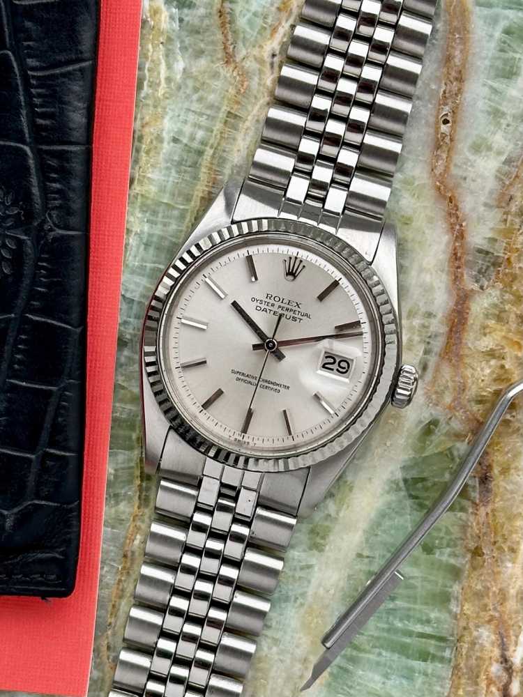 Featured image for Rolex Datejust 1601 Silver 1978 