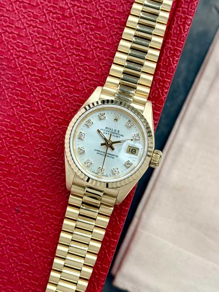 Featured image for Rolex Lady-Datejust "Diamond" 69178 Silver 1991 with original box and papers