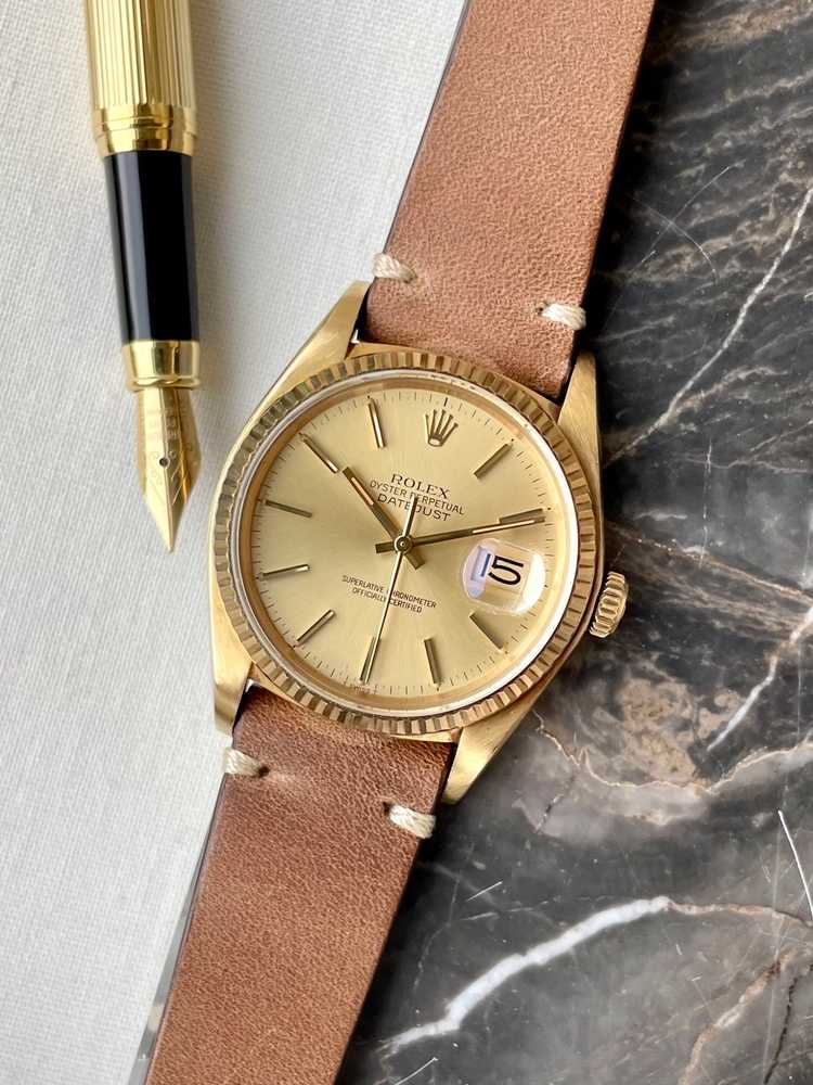 Featured image for Rolex Datejust 16018 Gold 1983 