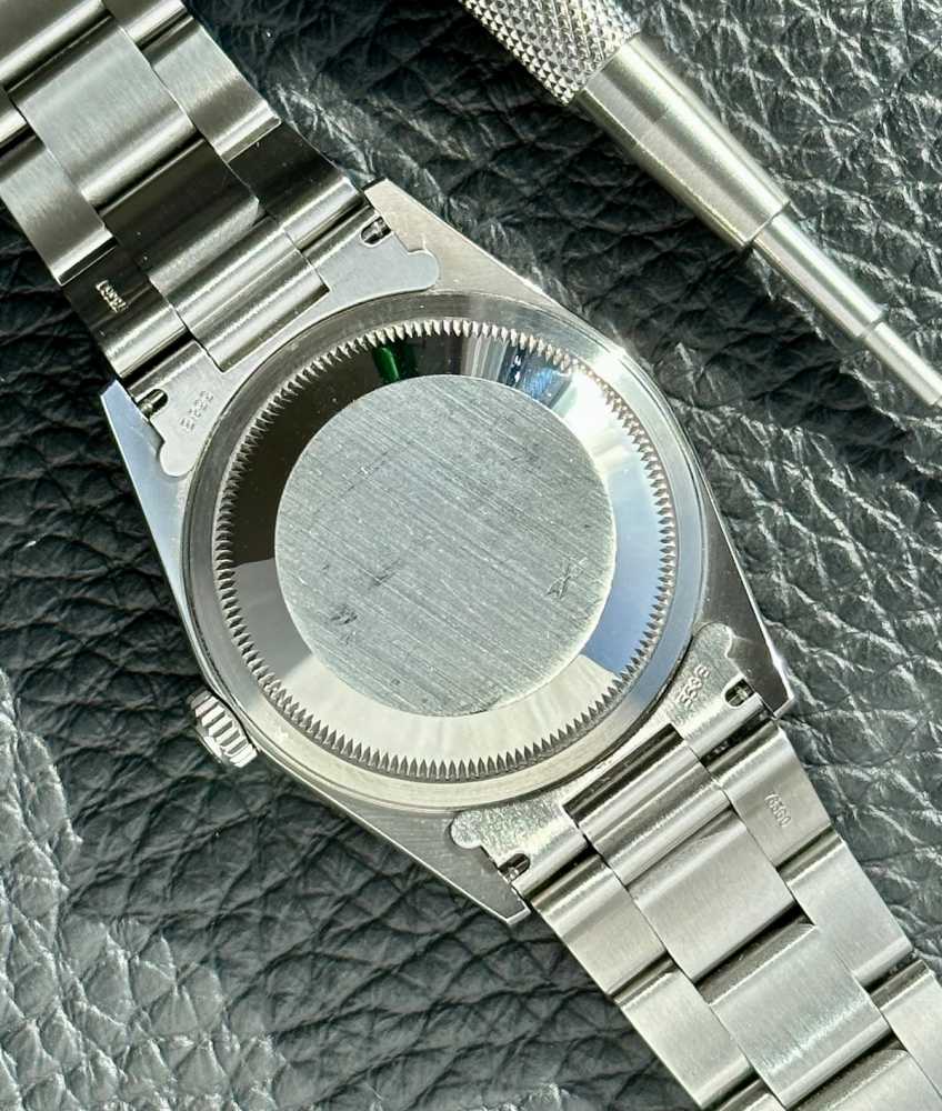 Detail image for Rolex Datejust 16200 Black 2002 with original box and papers