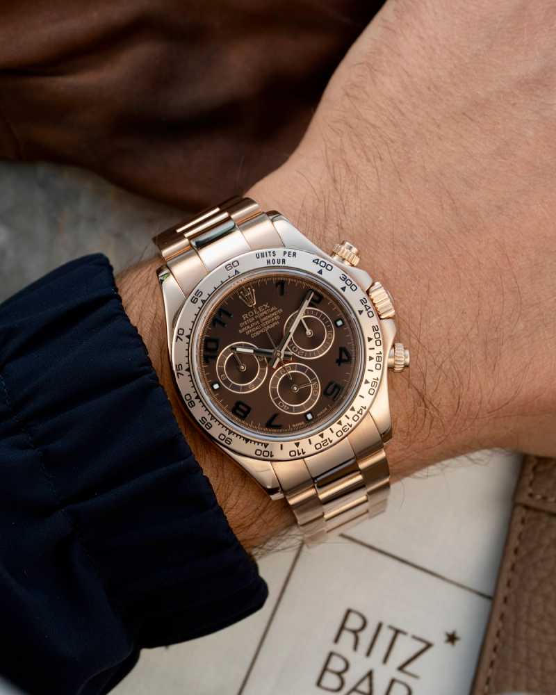Wrist shot image for Rolex Daytona "Everose" 116505 2008
