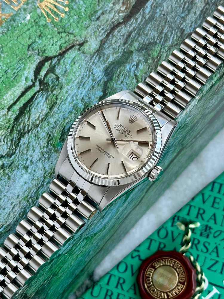 Image for Rolex Datejust 16014 Silver 1988 with original box and papers