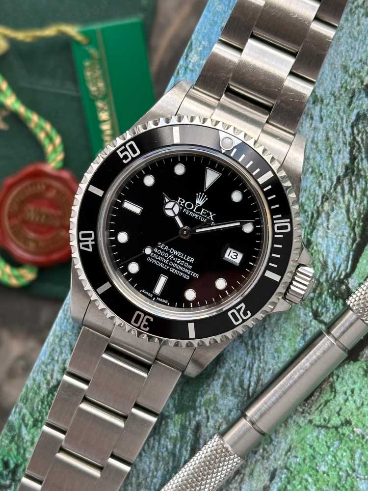 Image for Rolex Sea-Dweller 16600 Black 2004 with original box and papers