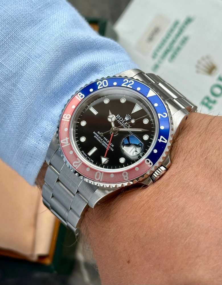 Image for Rolex GMT-Master "Pepsi" 16700 Black 1997 with original box and papers