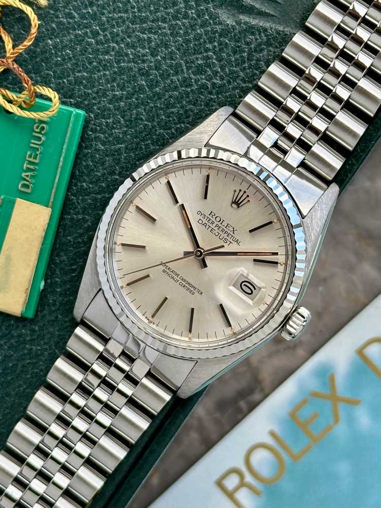 Image for Rolex Datejust 16014 Silver 1979 with original box and papers