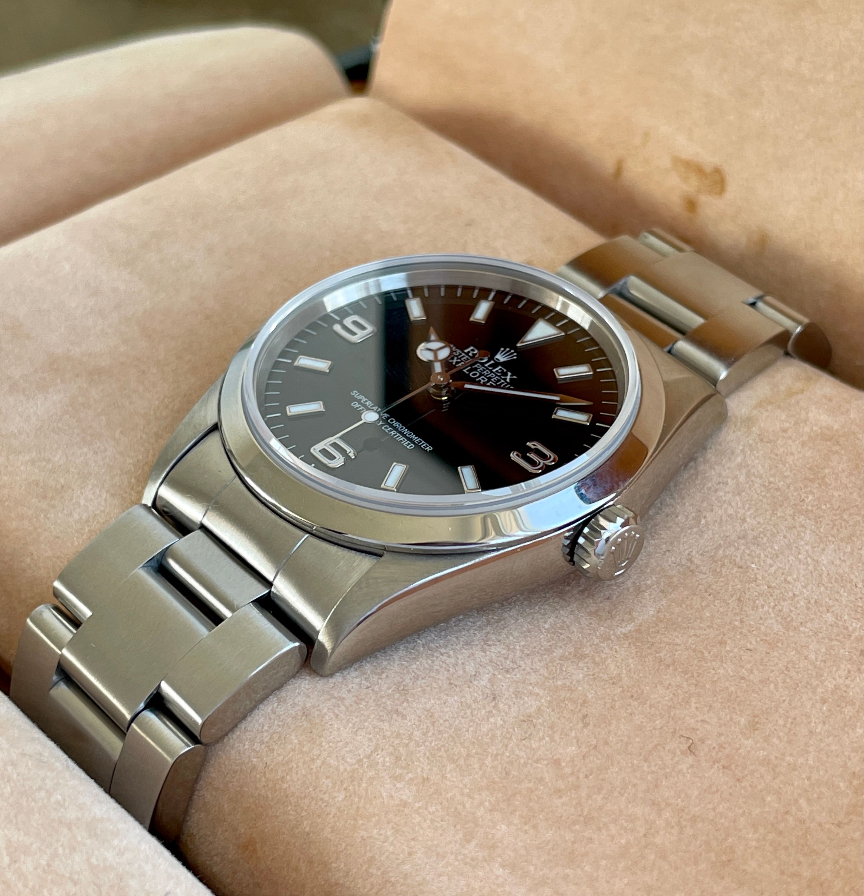 Rolex Explorer 1 Swiss Only 14270 Black 