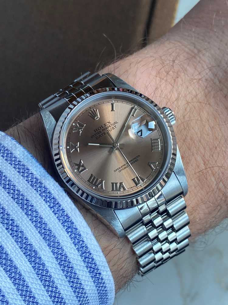 Image for Rolex Datejust "rose" 16234  1996 with original box and papers