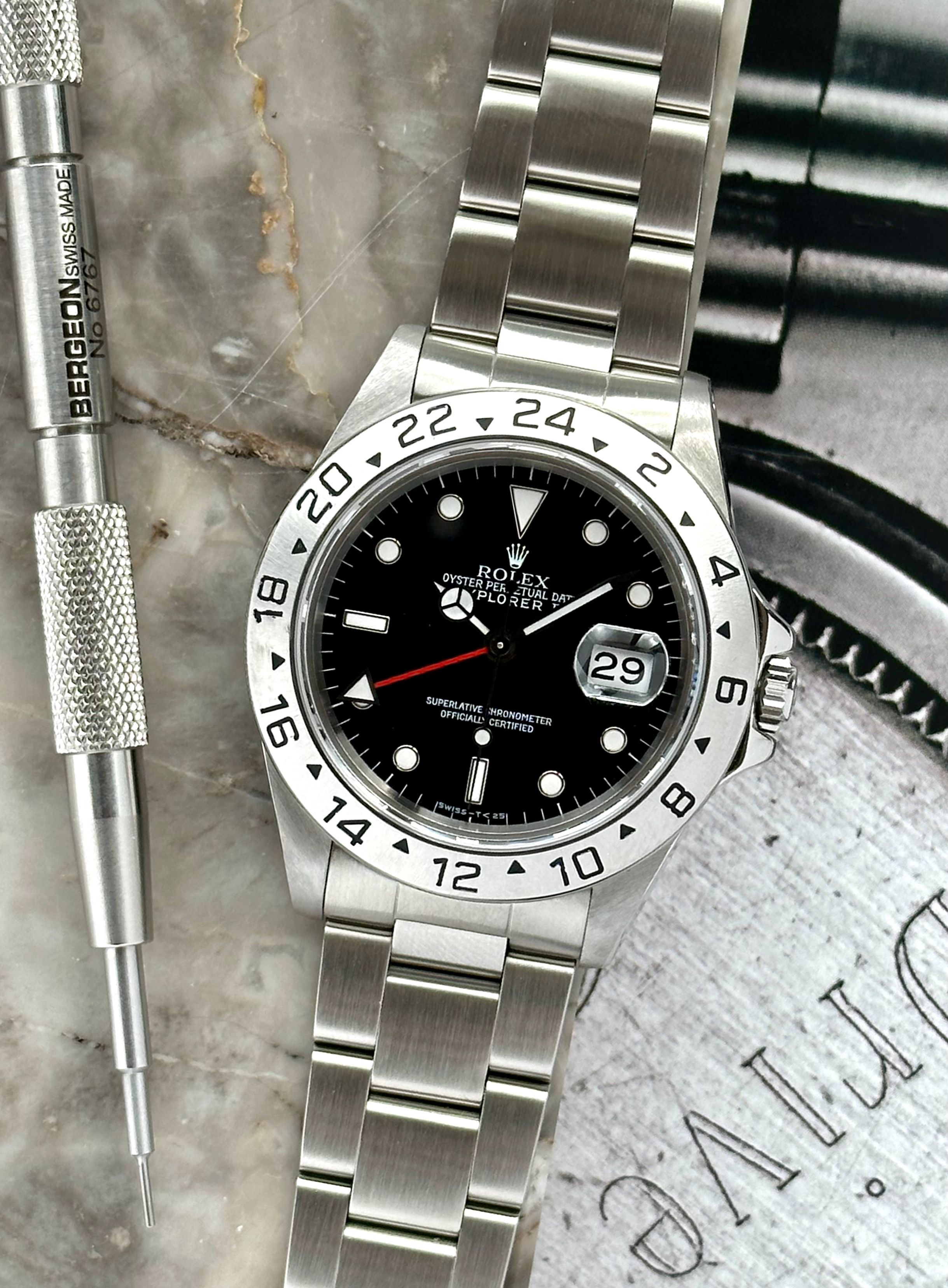 Rolex Explorer II 16570 Black 1993