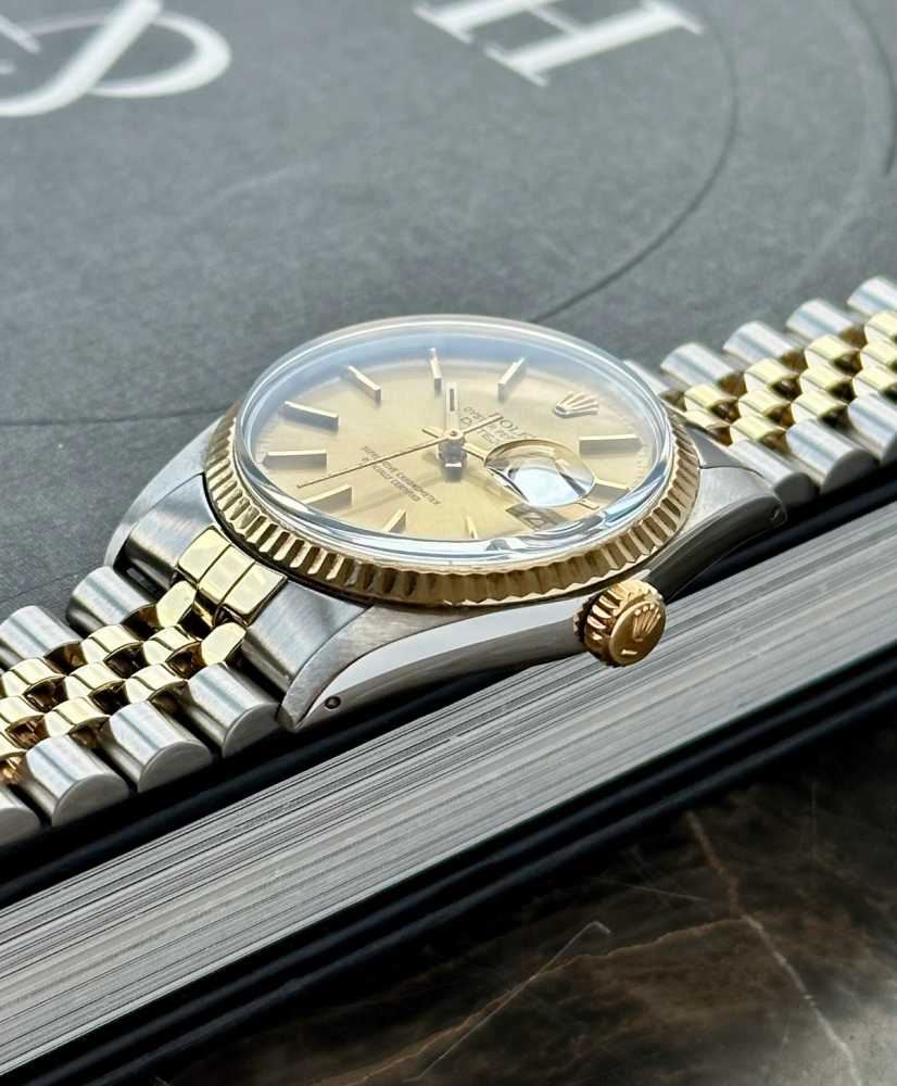 Image for Rolex Datejust 16013 Gold 1980 with original box and papers