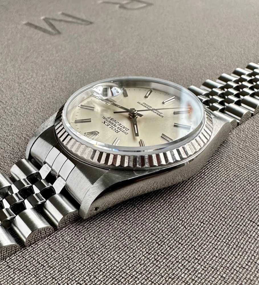 Image for Rolex Datejust 16234 Silver 1991 with original box and papers 2