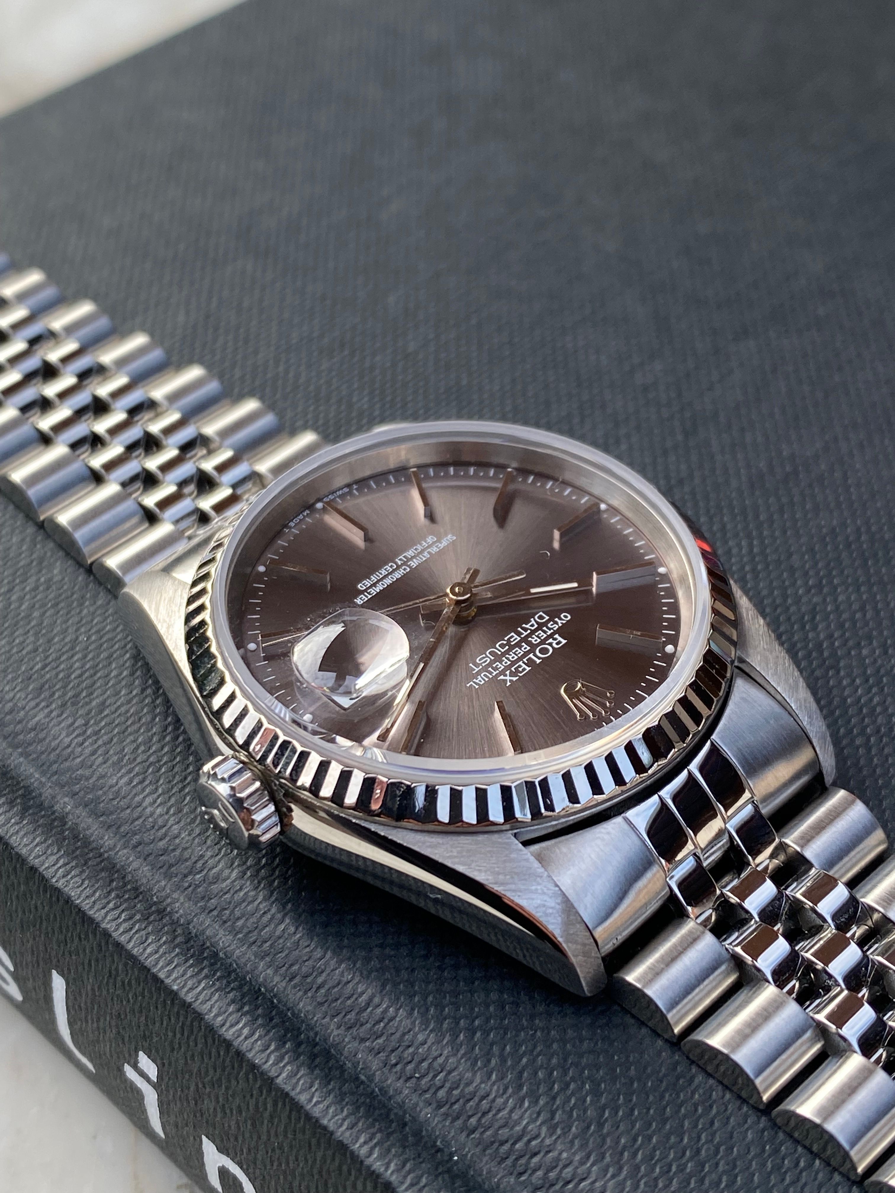 Rolex Datejust 16234 Grey 1995 with original box