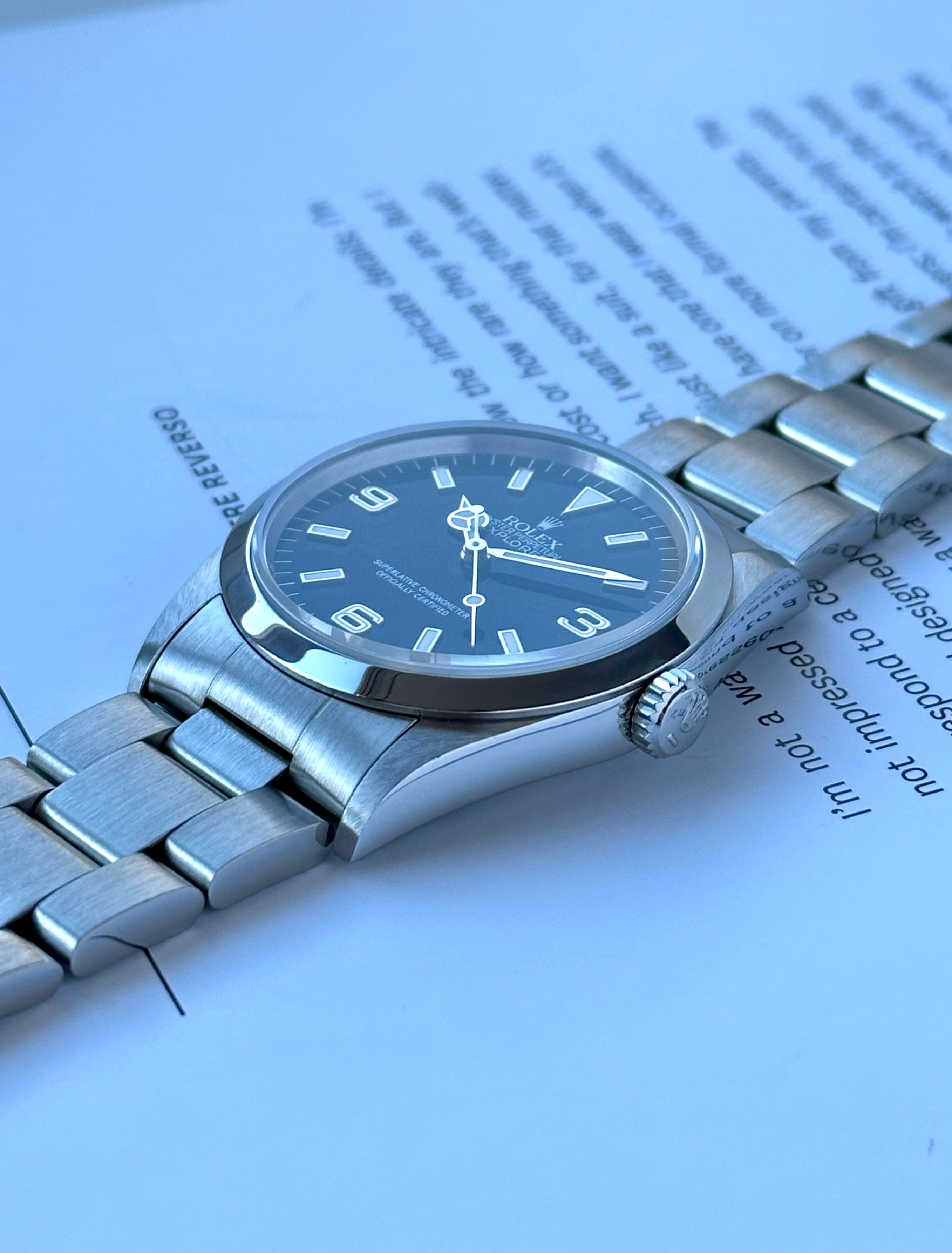 Rolex Explorer 14270 Black 1995