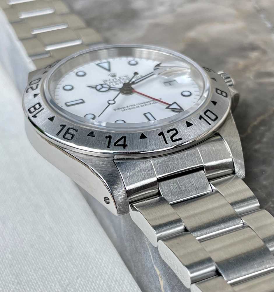 Image for Rolex Explorer II "Swiss" 16570 White 1999 with original box and papers