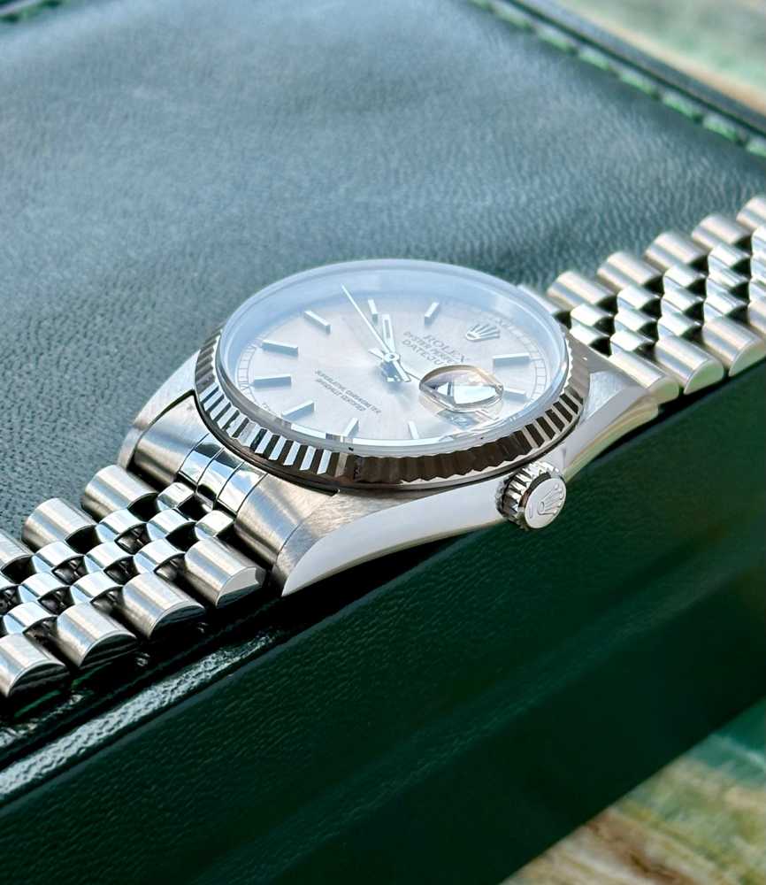 Image for Rolex Datejust 16234 Silver 1996 with original box and papers 4