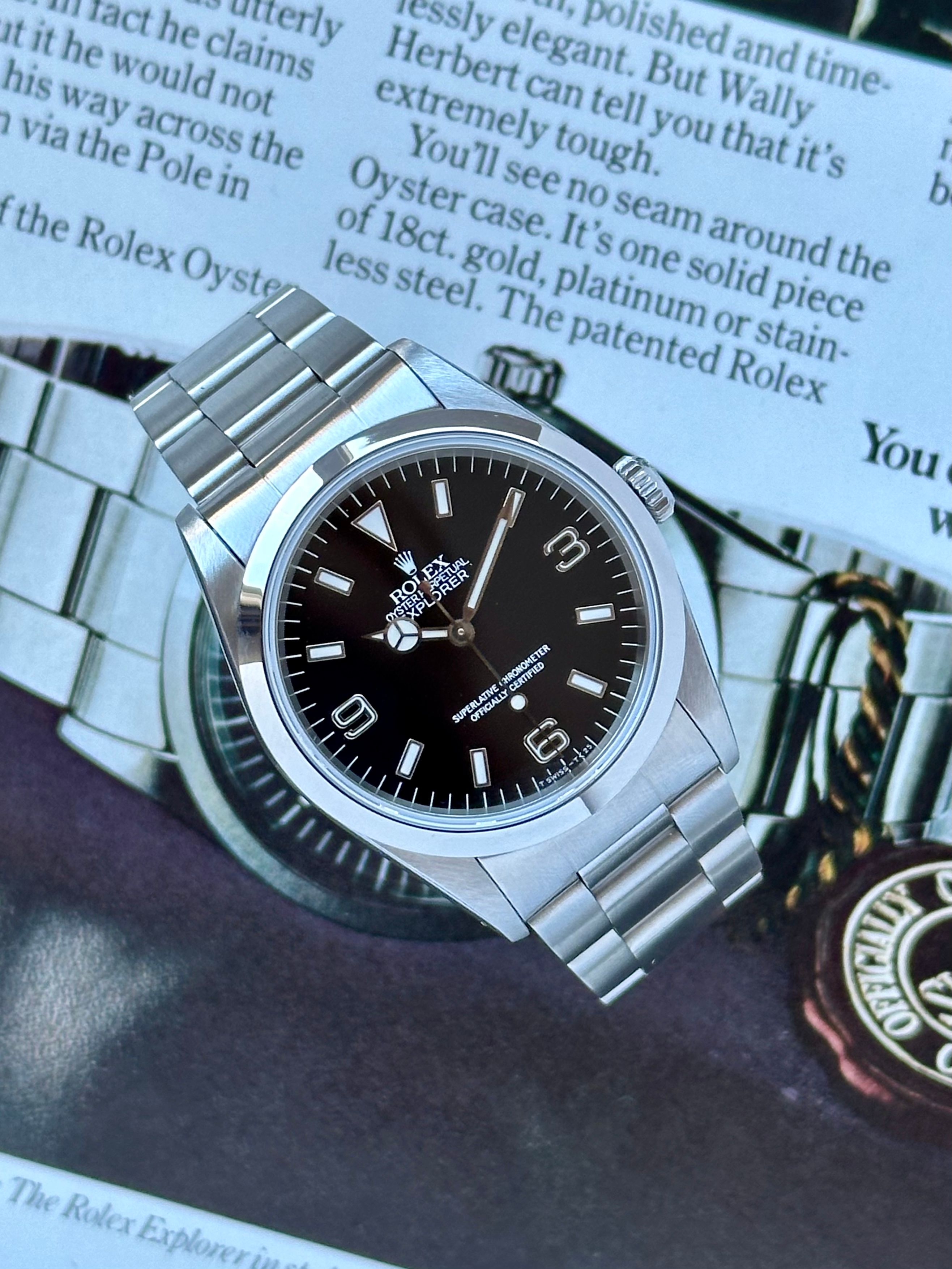 90's ROLEX EXPLORER Ref.14270 N番 ROLEX | EXPLORER REF 14270, A STAINLESS STEEL AUTOMATIC