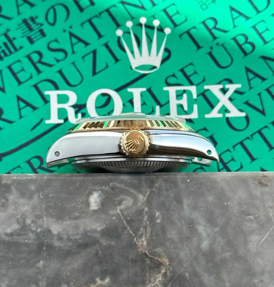 Image for Rolex Lady-Datejust "Diamond" 69173G Gold 1991 with original box and papers 4