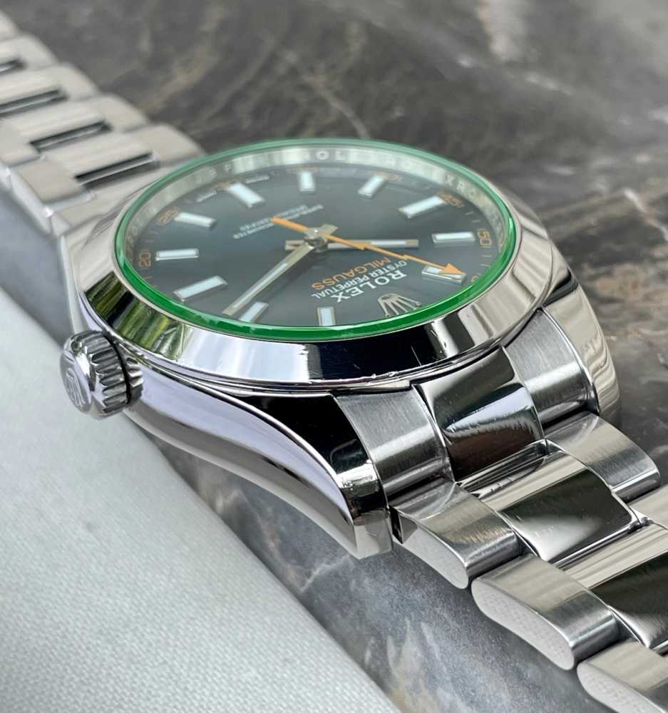 Image for Rolex Milgauss 116400GV Blue 2016 with original box and papers