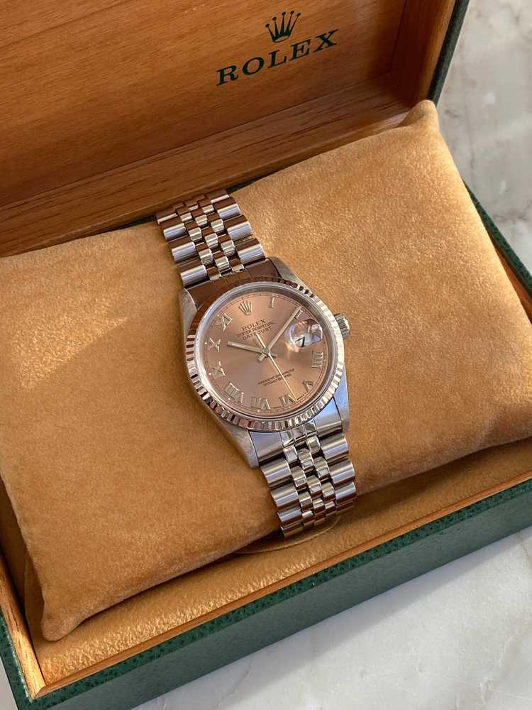 Image for Rolex Datejust "rose" 16234  1996 with original box and papers
