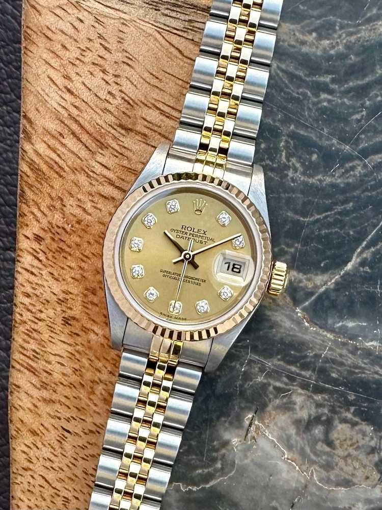 Featured image for Rolex Lady-Datejust "Diamond" 79173G Gold 2000 with original box and papers 2
